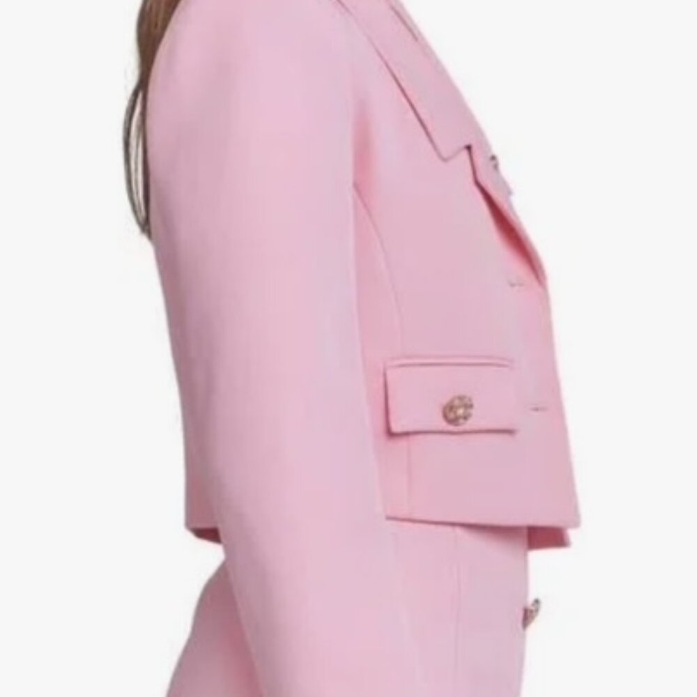 Endless Rose Set - Pink Mini Dress with Matching Crop Blazer - Picture 5 of 9